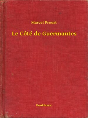cover image of Le Côté de Guermantes